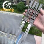 Baliplus Tachyon 2 Balisong Clone Titanium Handle