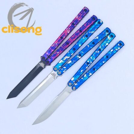 Titus Kraken V3 Balisong 7075 Aluminum False Edge