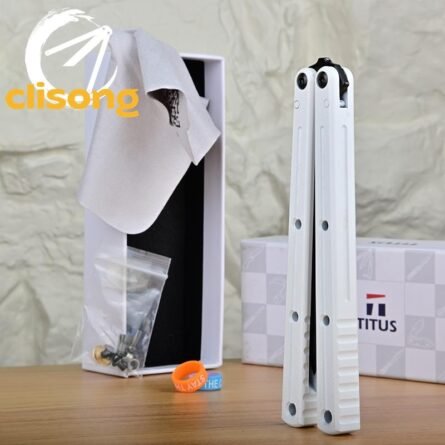 TITUS Ceramic Edition Krake Raken V3 Balisong - Image 13
