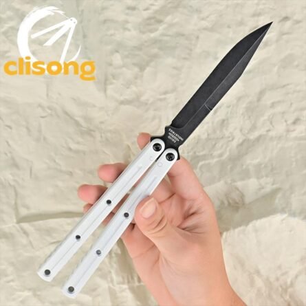 Titus Krake Raken V3 Balisong – Ceramic Coating Handle - Image 7