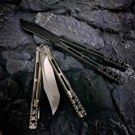 NEW Baliplus Orca V1.5 and V2 Titanium Balisong - Image 9