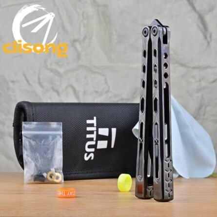 Titus Echo Original Balisong with Titanium Handle - Image 4