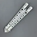 Banshu BM67 Balisong Clone 7075 Aluminum Handle with False - Image 6