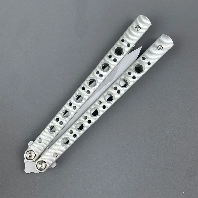 Banshu BM67 Balisong Clone 7075 Aluminum Handle with False - Image 6