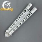 Banshu BM67 Balisong Clone 7075 Aluminum Handle with False - Image 4
