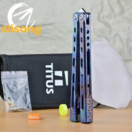 Titus Echo Original Balisong with Titanium Handle - Image 5