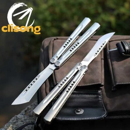 AKD & Baliplus Original Collaborative Design Vowblade Titanium Alloy Handle Balisong