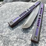 Zunmade Solo Balisong Clone Titanium alloy-handle Balisong - Image 9
