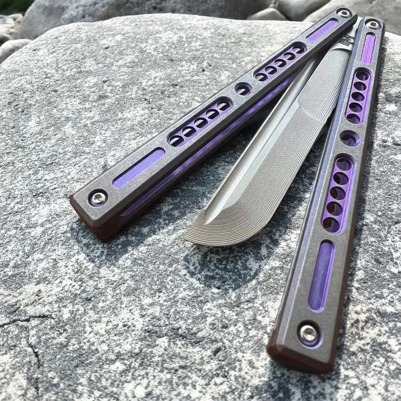 Zunmade Solo Balisong Clone Titanium alloy-handle Balisong - Image 9
