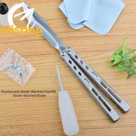 Titus Echo Original Balisong with Titanium Handle - Image 7