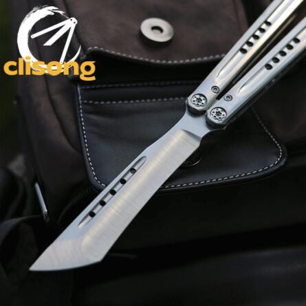 AKD & Baliplus Original Collaborative Design Vowblade Titanium Alloy Handle Balisong - Image 7