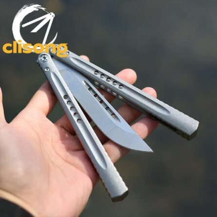 AKD & Baliplus Original Collaborative Design Vowblade Titanium Alloy Handle Balisong - Image 8