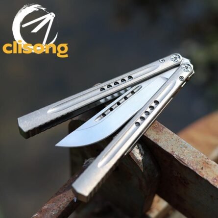 AKD & Baliplus Original Collaborative Design Vowblade Titanium Alloy Handle Balisong - Image 6