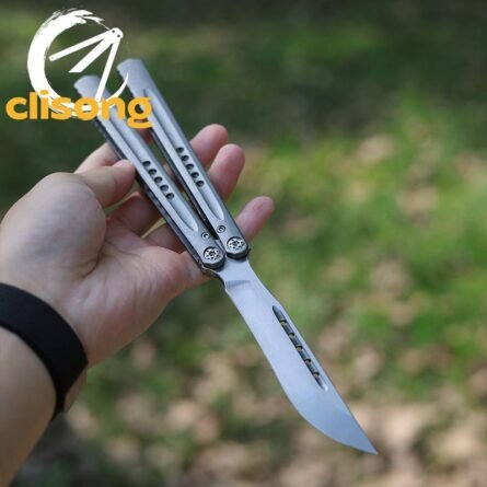 AKD & Baliplus Original Collaborative Design Vowblade Titanium Alloy Handle Balisong - Image 10