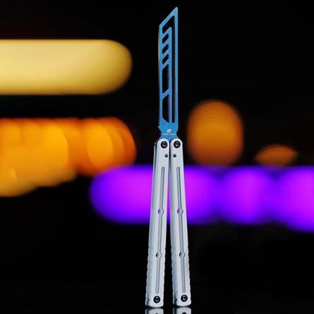 ARMED SHARK Steel Kraken V3 Balisong Clone Teflon Coating - Image 7