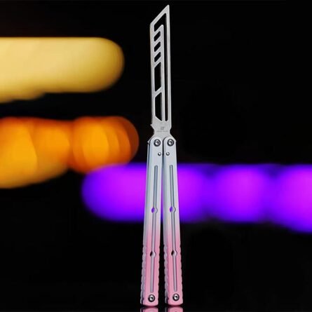 ARMED SHARK Steel Kraken V3 Balisong Clone Teflon Coating - Image 11