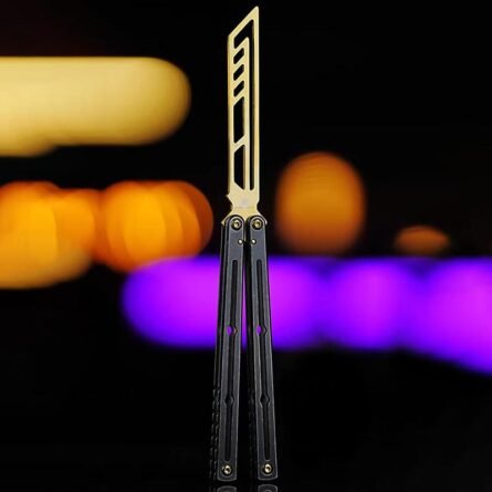 ARMED SHARK Steel Kraken V3 Balisong Clone Teflon Coating - Image 10