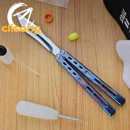 Titus Echo Original Balisong with Titanium Handle - Image 15