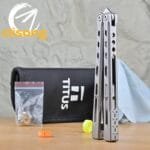 Titus Echo Original Balisong with Titanium Handle - Image 14