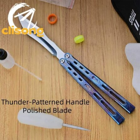 Titus Echo Original Balisong with Titanium Handle - Image 17