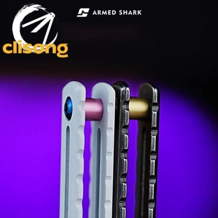 ARMED SHARK Steel Kraken V3 Balisong Clone Teflon Coating - Image 4