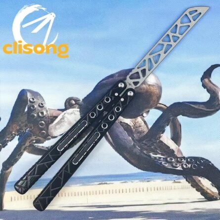 Cold blade Shattered v1 Balisong Clone Aluminum Bushings System - Image 2