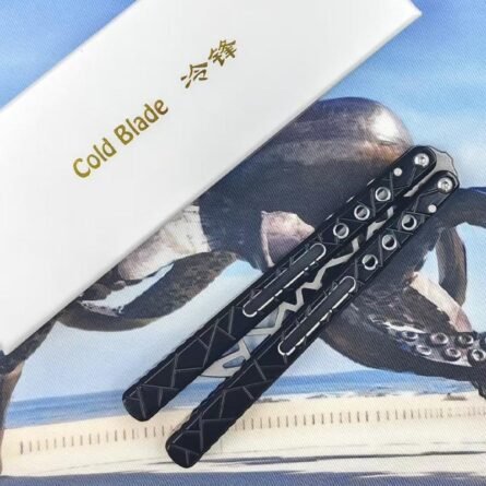 Cold blade Shattered v1 Balisong Clone Aluminum Bushings System - Image 8