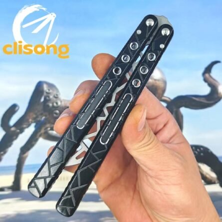 Cold blade Shattered v1 Balisong Clone Aluminum Bushings System - Image 4