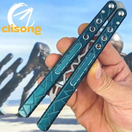 Cold blade Shattered v1 Balisong Clone Aluminum Bushings System - Image 5