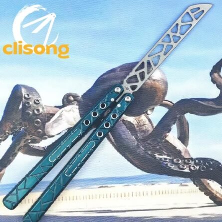 Cold blade Shattered v1 Balisong Clone Aluminum Bushings System - Image 6