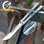 Newera Jinghong Original 7075 Aluminum Handle and Blade Balisong - Image 6