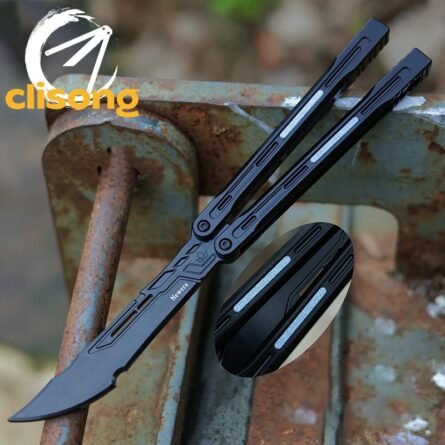 Newera Jinghong Original 7075 Aluminum Handle and Blade Balisong - Image 4