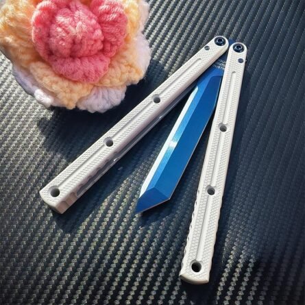 Baliplus Kraken V3: Ceramic-Coated Handle & Sapphire Blade Balisong - Image 6