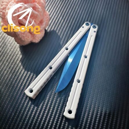 Baliplus Kraken V3: Ceramic-Coated Handle & Sapphire Blade Balisong - Image 4