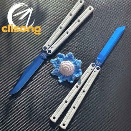 Baliplus Kraken V3: Ceramic-Coated Handle & Sapphire Blade Balisong