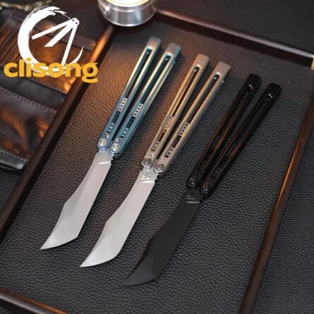 Baliplus Medusa Balisong Clone Titanium Handle - Image 8