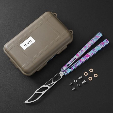 H-air YanBieGu V2 Original Balisong Aluminum Alloy Handle - Image 6