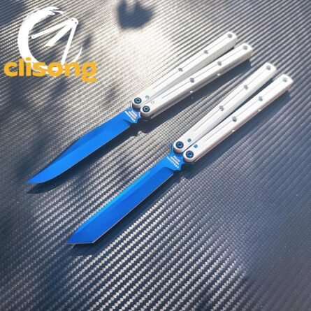 Baliplus Kraken V3: Ceramic-Coated Handle & Sapphire Blade Balisong - Image 2