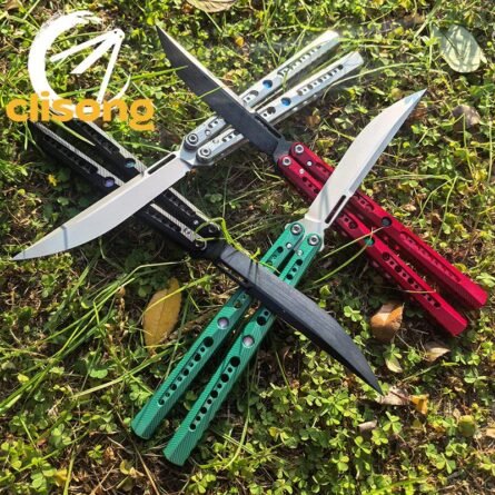 Blade Island Kongming Original Balisong with 7075 Aluminum Handle - Image 3
