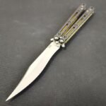 XIAOYU HOM Basilisk Balisong Clone Carbon Fiber Handle with Titanium Lining - Image 4