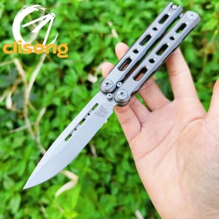 Baliplus BM85&BM82 Balisong Clone Titanium Handle - Image 2