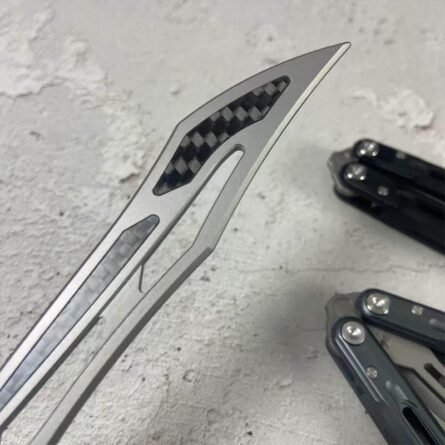 Banshu 8803 Original Balisong 7075 Aluminum Handle - Image 5