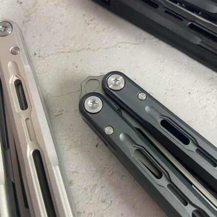 Banshu 8803 Original Balisong 7075 Aluminum Handle - Image 6
