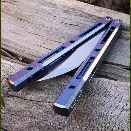 NEW Zunmade Monarch V1 clone Titanium alloy-handle Balisong - Image 2