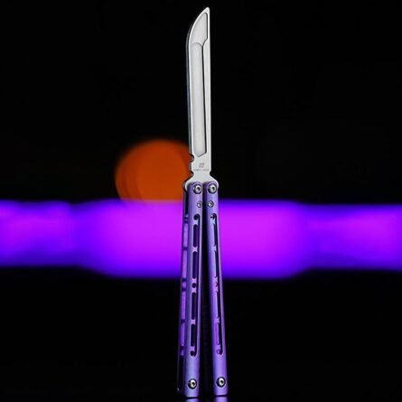 ARMED SHARK Sentinel V2 Balisong Titanium Handle - Image 6
