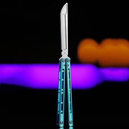 ARMED SHARK Sentinel V2 Balisong Titanium Handle - Image 7