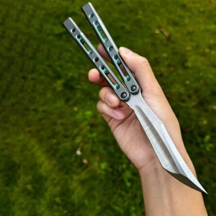 NEW Zunmade Monarch V1 clone Titanium alloy-handle Balisong - Image 4