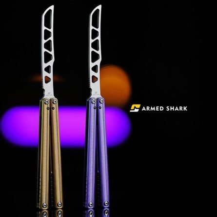 ARMED SHARK Sasori Balisong Titanium Handle - Image 2