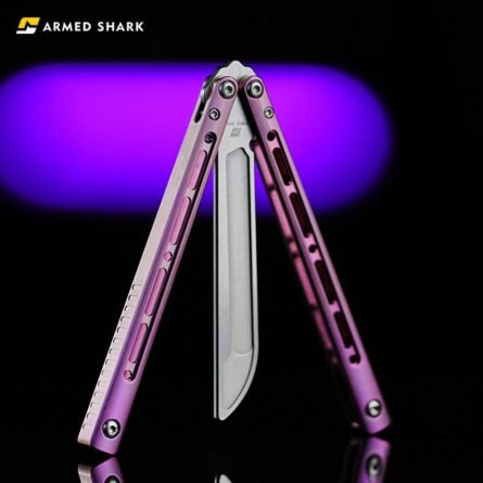 ARMED SHARK Sentinel V2 Balisong Titanium Handle - Image 2