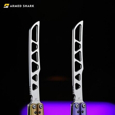 ARMED SHARK Sasori Balisong Titanium Handle - Image 4